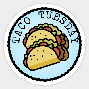 Taco Tuesday (Adulting Merit Badge) Sticker